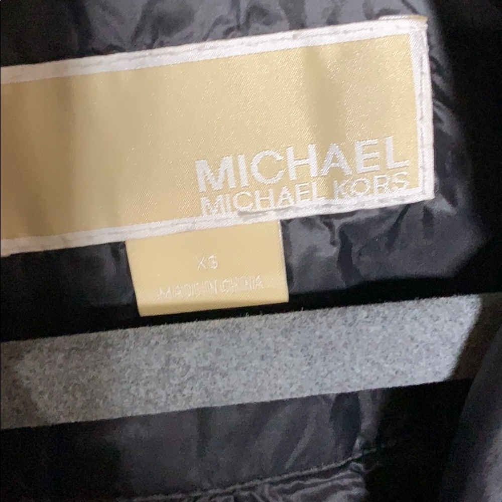 MICHAEL KORS BLACK COAT SIZE XS - Picture 6 of 11